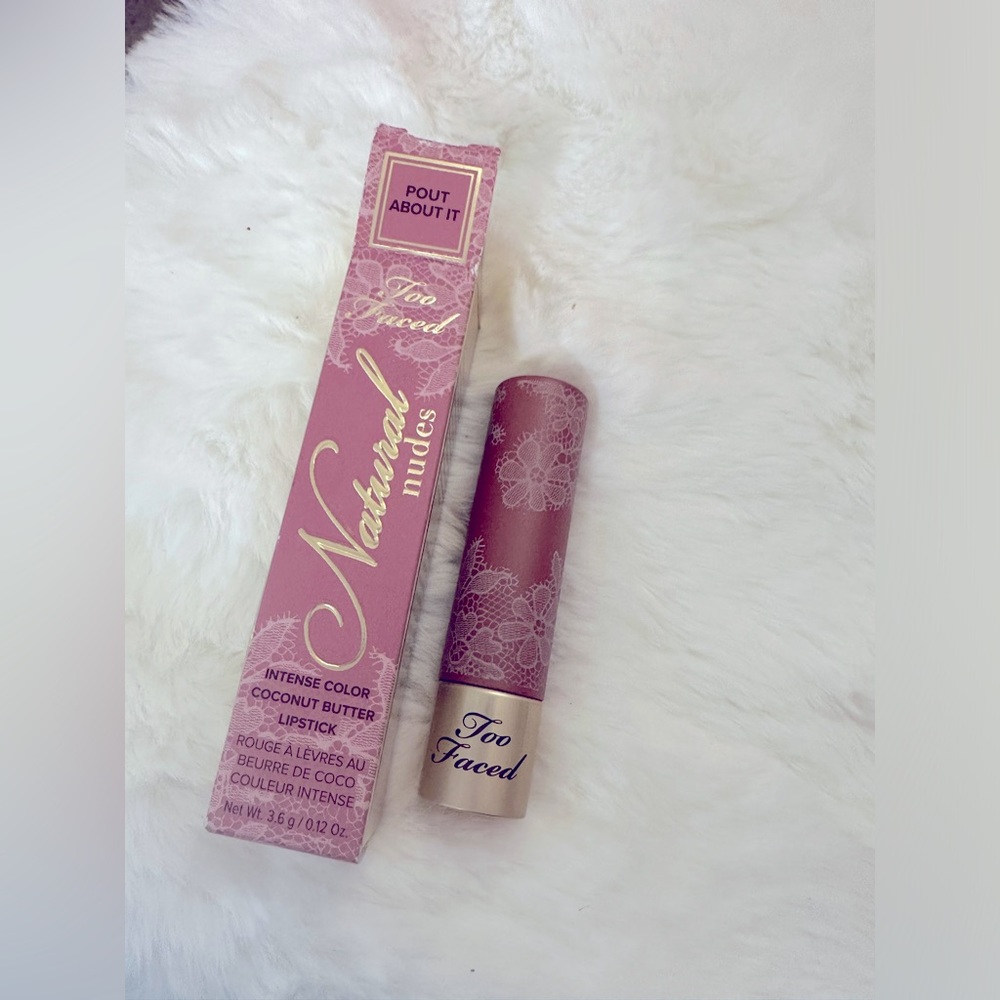 Rare DiscontinuedToo Faced Natural Nudes Lipstick in Pout About It